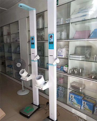 超聲波身高體重血壓一體機便攜款